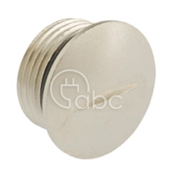 Zatyczka blokująca M63x1.5, mosiądz niklowany, 8763.11.08