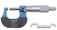 MIER-MIKR-GT250 Mikrometr (śruba mikrometryczna) zakres 0-25mm YATO