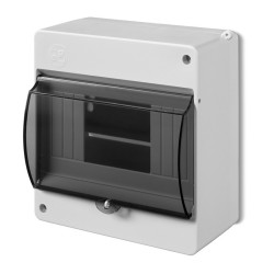 Obudowa natynkowa izolacyjna S-6 z szybką 2306-01 Elektro-Plast