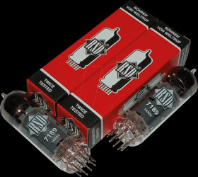 7189RSD X2 Electron tube, power tube, Noval, 9-pin, matched pair