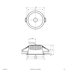 Oświetlenie wewnętrzne LED EVN C54N10012125 C54N10012125 10 W 820 lm