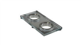 Oprawa Sufitowa Denzel Clear Podwójna