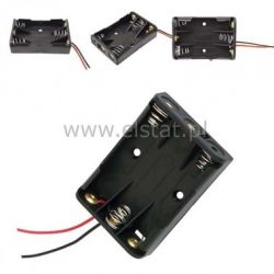 Koszyk na baterie 3xR3 ( III ) 1-strona z kablem