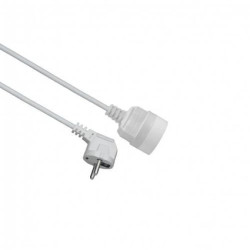 Przedłużacz 1-gniazdowy, 3m, 3x1,0mm OWY biały 28212