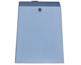 Wyłącznik nożny pojedynczy z osłoną niebieski metal 1Z 1R 1 krok XPEM310