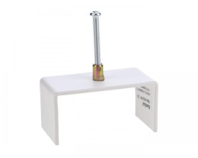 Uchwyt podtynkowy do szyny TEAR N RCLIP-W biały 35802