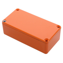 Hammond 1590G2OR Die Cast Stomp Box - Orange 100 x 50 x 31