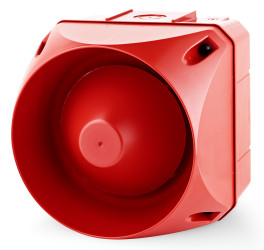 Sygnalizator akustyczny 24 → 48 V ac/dc 120dB Montaż powierzchniowy AUER Signal 63-tonowy IP66 Zmienny, Dzwon,