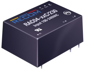 Zasilacz impulsowy nap. wyjściowe: 5V dc 4W 800mA 1 wyjście nap. wejściowe: 80 → 264V ac Do montażu na płytce