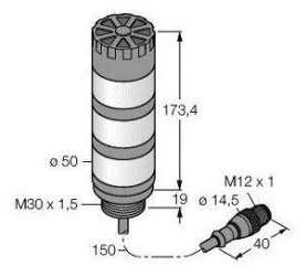 Sygnalizator łączony Turck TL50GYRAQP
