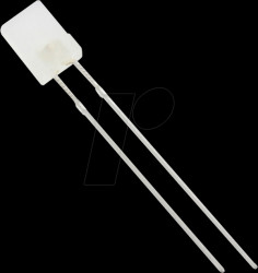 2534W2D-KHD-C 2x5mm LED rectangular, white, 1500 mcd, 120°