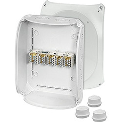 Puszka elektroinstalacyjna ścienna Poliwęglan 122 x 295 x 225mm Szary IP55, IP66 HENSEL