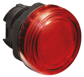 Światło kontrolne – reflektor, seria: Platinum, kolor: Czerwony, otwór: 22mm, IP66, IP67, IP69K, Montaż panelowy