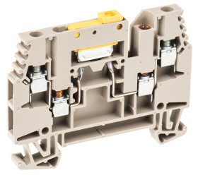 Złączka szynowa do odłączanych obwodów testowych Weidmuller poziomy: Pojedynczy 26 → 12AWGŚruba WTR 14A 400 V