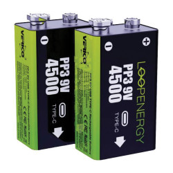 Verico 1UDBT-A3WEB2-NN LoopEnergy USB-C Li-ion Rechargeable Battery Set