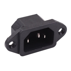C14 IEC Inlet Socket PCB Terminals 10A
