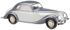 Busch 40204 H0 Model samochodu BMW 327 Coupé