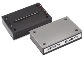 Przetwornica DC-DC, 75W, Uwe 43 → 101 V DC, Uwy 5V dc, Iwy 15A Tak, Artesyn / Advanced Energy