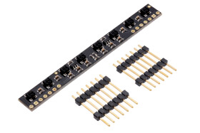 Pololu 8-Channel QTRX Sensor Array for Romi/TI-RSLK MAX (Headers Not Soldered)