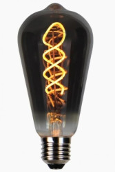 LED line PRIME żarówka LED E27 4W 1800K bardzo ciepła 150lm 220-240V FILAMENT ST64 RETRO EDISON VINTAGE GRAFIT ŚCIEMNIALNA 5 lat