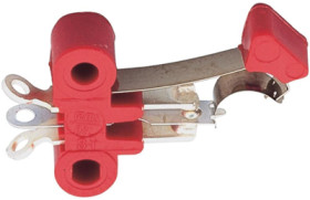 Snap acting switche, On-On, solder connection, roller hinge lever, 0.25-0.6 N, 2 (0.5) A/250 VAC, IP50, 1010.3001