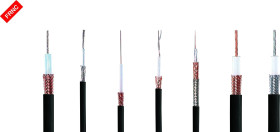 Kabel koncentryczny Helukabel 40195, Średnica zewnętrzna: 10.30 mm, RG213 U, 50 Ω, czarny, 100 m