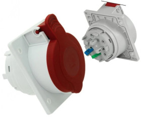 Gniazdo tablicowe szybkozłącze 16A 5P 400V IP44 B.1056SZ