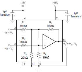 High Common-Mode Voltage Difference Amplifier