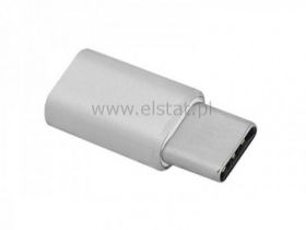 Adapter USB GN micro - WT USB ( typ C); silver