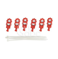 Blokada LOTO TagLock na wyłącznik zatrzaskowy (6 szt.), 148693