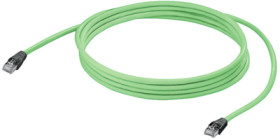 System cable, RJ45 plug, straight to RJ45 plug, straight, Cat 5, SF/UTP, PUR, 15 m, green, 8829680000