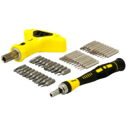 Rolson 28230 42pc Screwdriver &amp; Bit Set Precision Bits