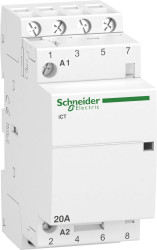 Stycznik instalacyjny Schneider Electric A9C22824 A9C22824, 4 styki, 400 V/AC, 20 A, 1 szt.