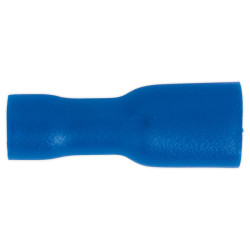 Sealey BT15 Fully Insulated Terminal 4.8mm Female Blue Pack of 100