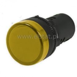 Kontrolka AD16-22DS/Y 12V AC/DC żółta 28mm