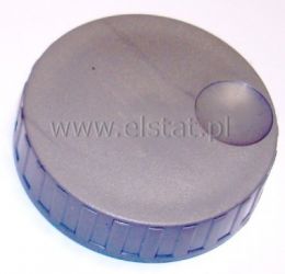 Gałka fi=40mm N-20/ oś=6mm szara plastik