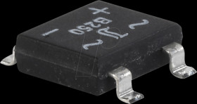 B250S2A SMD bridge rectifier, 600 V, 2.3 A