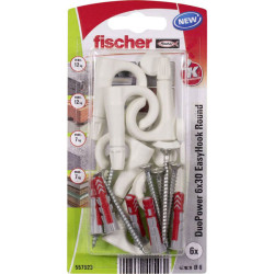 Fischer 557923 EasyHook Set converts screws into versatile hooks