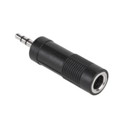 ZŁĄCZE / PRZEJŚCIÓWKA WTYK JACK 3,5 / 6,3 mm PLASTIK