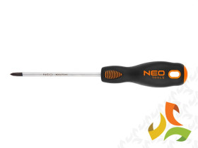Wkrętak krzyżowy PH 1x75 mm śrubokręt grot stal S2 04-006 NEO TOOLS