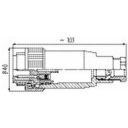 Binder 99-0709-00-05 M 10-12mm Cable Mnt 4&#x2B;PE Pin with Screw Termination