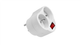 Rozgałęźnik Wtyczkowy Z Wyłącznikiem 2-Gniazda Z/U R-270Ws