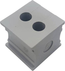 TRU COMPONENTS TC-10329280 Przepust kablowy ELT 2/6, (D x S) 21 mm x 21 mm, elastomer, 1 szt.