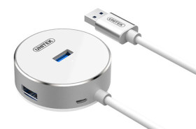 Unitek Y3197 aluminiowy hub 4x USB 3.0