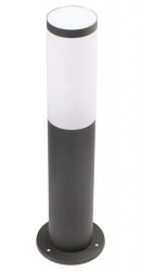 Lampa ogrodowa LED Słupek E27 OSLO TUBA GOLDLUX (Polux) NISKA SZARY 45cm