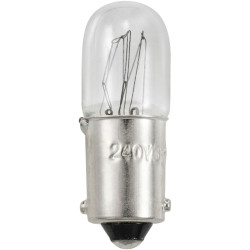 TRU COMPONENTS TC-12842732 Small tube bulb 240V 3W BA9s Warm white