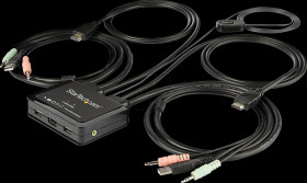 SV211HDUA4K 2-Port KVM Switch, HDMI, USB, Audio