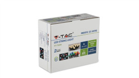 Girlanda Ogrodowa Led 10 Metrów 20 Żaró Wek 0 5W Rgby Vt-70510 600Lm V-Tac