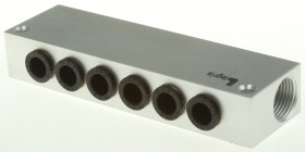 Płyta przyłączeniowa modułowa 6-drogowa G 3/8 3/8in G Legris