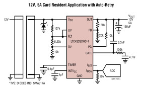 5A Integrated Hot Swap Controller